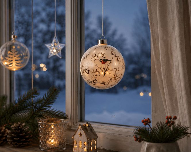Hovedbilde Kule LED henge m/dompapp 12cm