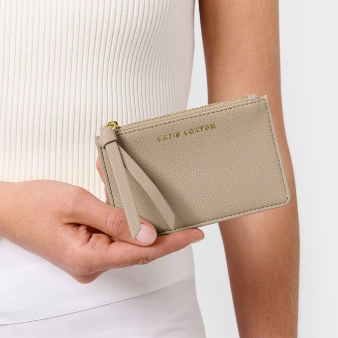 Hovedbilde Hallie Coin & Card Holder Light Taupe