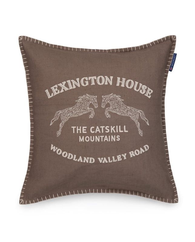 Catskills logo lin/bomull putetrekk 50x50