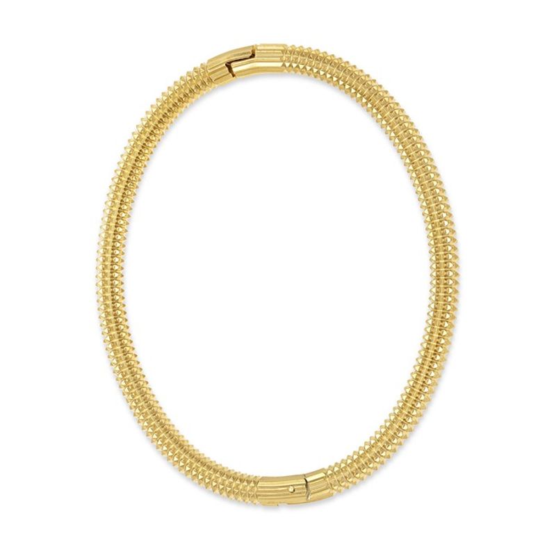 Laerke - Rounded Bracelet Stainless Steel Gold