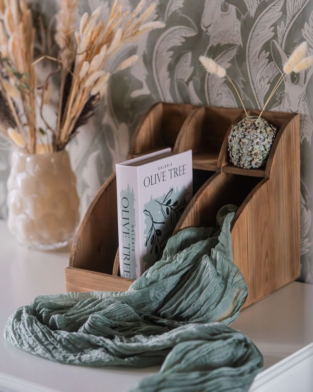 Bokboks Olive Tree – dekorativ oppbevaring | 24 cm