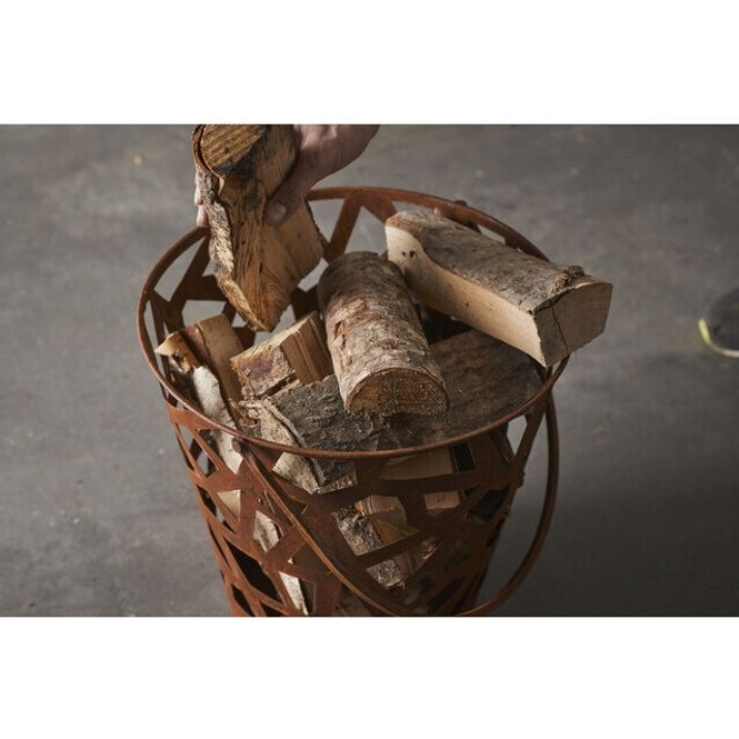 Hovedbilde Kurv m/hank Rust 39 Cm