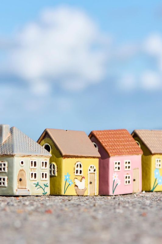 Hus til telys mini Nyhavn