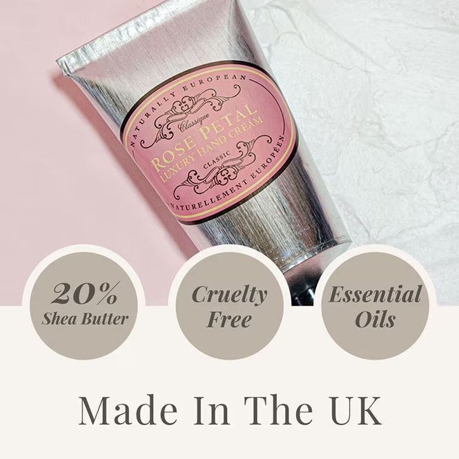 Hovedbilde Naturally European Hand Cream Rose Petal 75ml