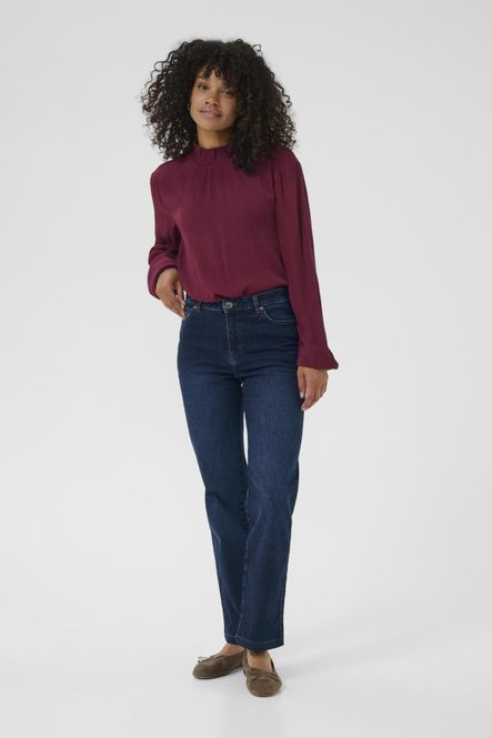 Hovedbilde KAmaris Reg Fit Jeans Dark Blue Denim