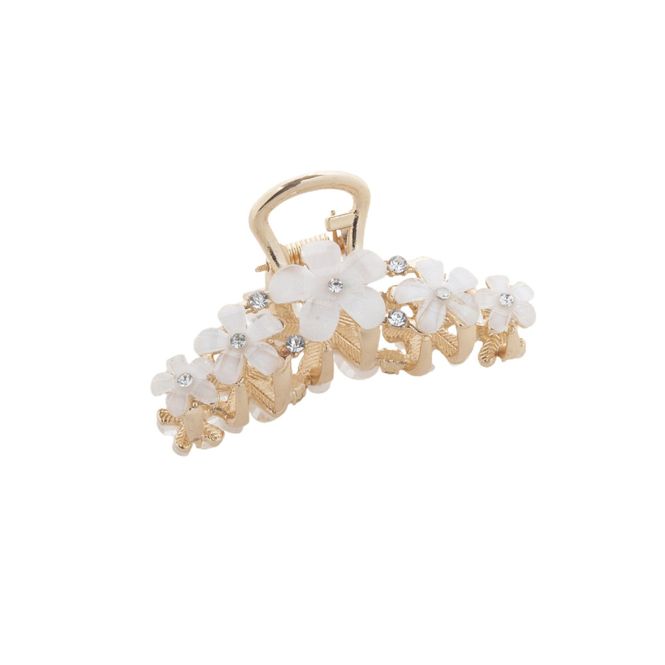 Hovedbilde Hairclip23 Flower White