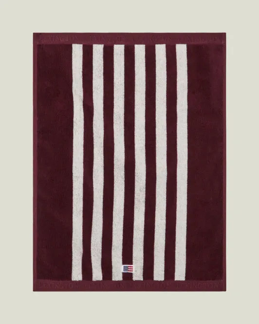 Hovedbilde Lexington Striped Terry Towel Fig/Snow White ...
