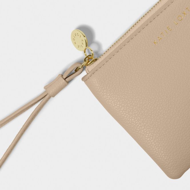 Hovedbilde Small wristlet pouch light taupe