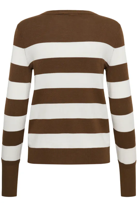 KAlizza Striped Knit Pullover