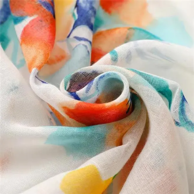 Hovedbilde Sandi Flower Tassel Viscose Scarf 180x90