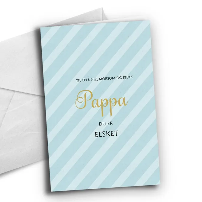 Hovedbilde Kort pappa du er elsket