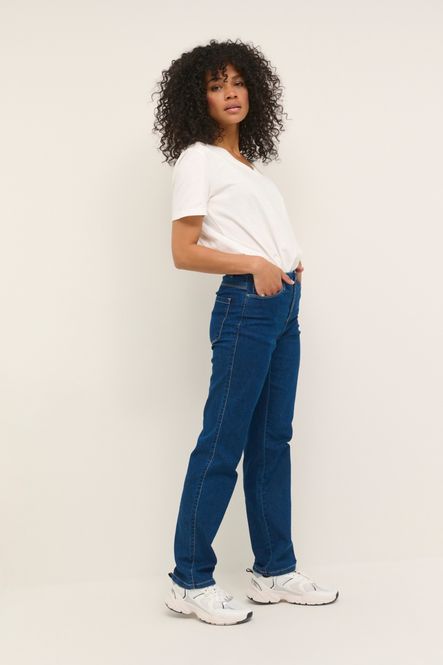 Hovedbilde Vicky Jeans straight - Medium blue washed denim