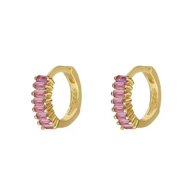 Hovedbilde Heather Earring 18K Gold Purple