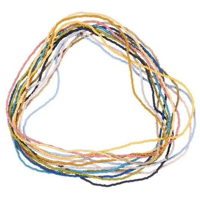Hovedbilde Assorterte Halskjede glassperler og liten ...