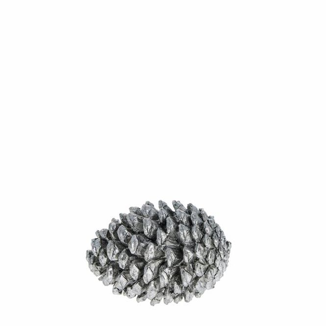 Hovedbilde Serafina decoration pine cone 11.5cm. Ant. Silver
