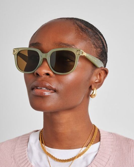Hovedbilde MANHATTAN SUNGLASSES | Frosted Green Transparent