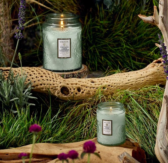 Hovedbilde Voluspa French Cade Lavender Mini Glass Candle