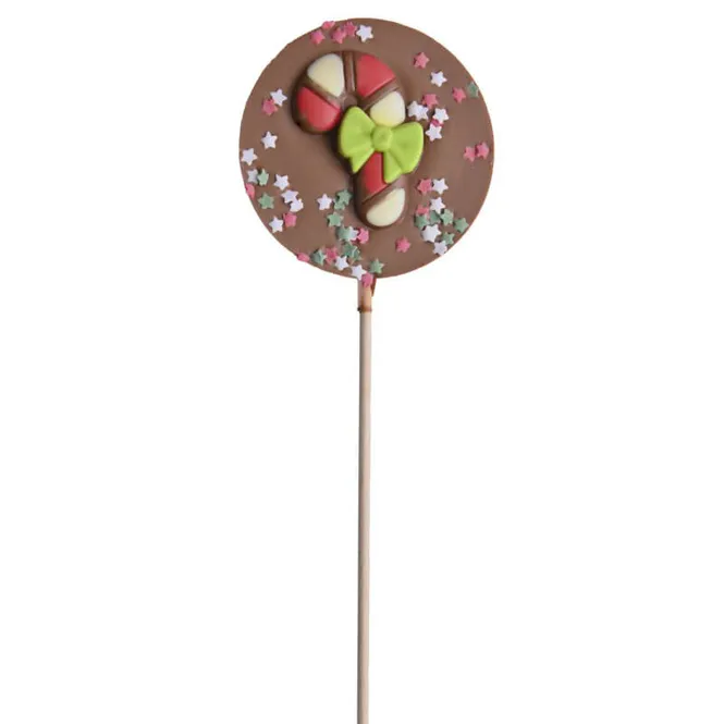 Hovedbilde Mathilde Christmas Milk Chocolate Lollipop 50g