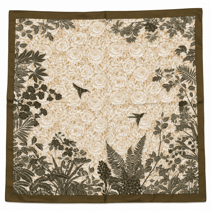 Scarf A26 Rose Green
