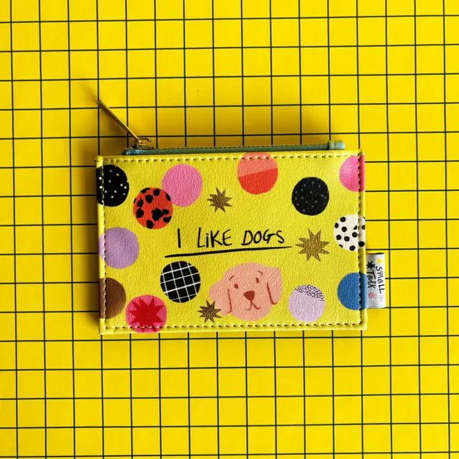 Hovedbilde Small Talk 'I Like Dogs' Zip Purse