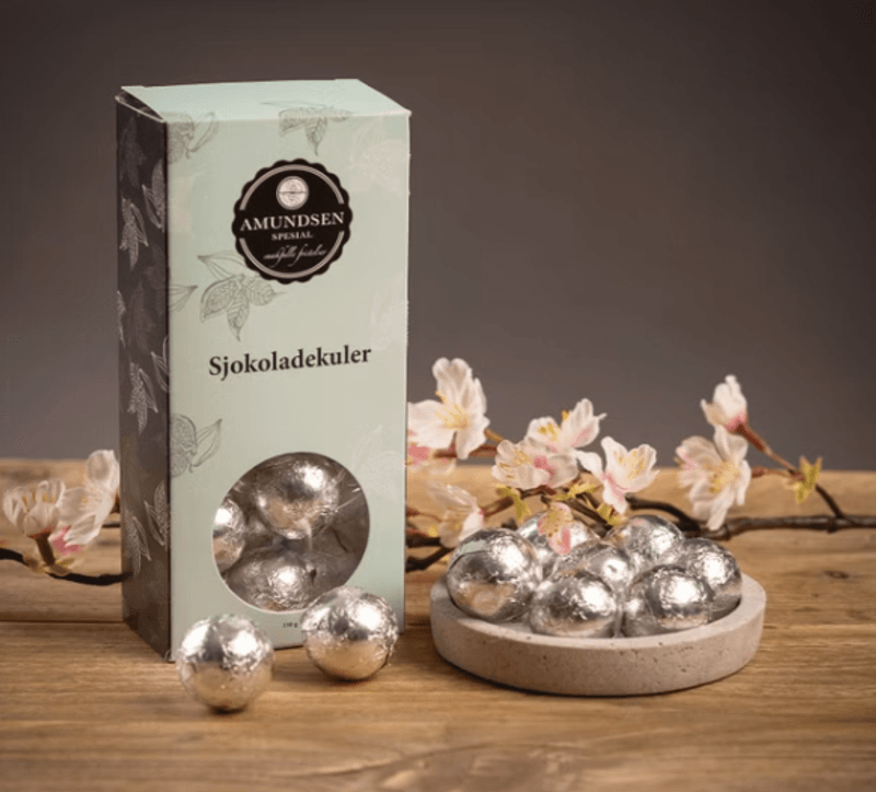Sjokoladekuler - fylt med hasselnøtt praline 130g