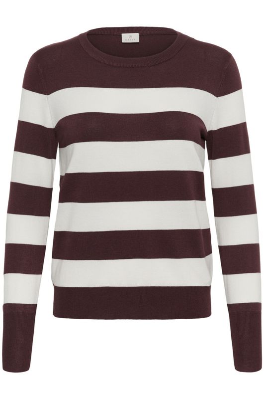 KAlizza Striped Knit Pullover