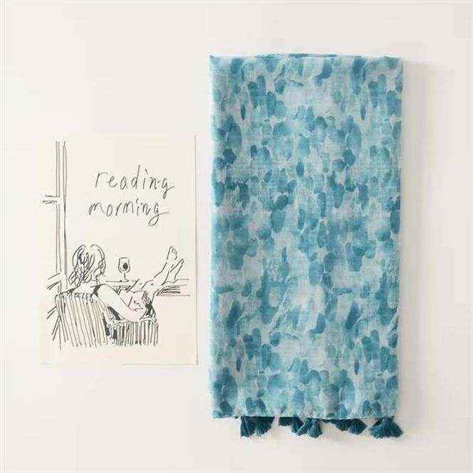 Hovedbilde Sunniva Dot Tassel Viscose Scarf 90x180CM
