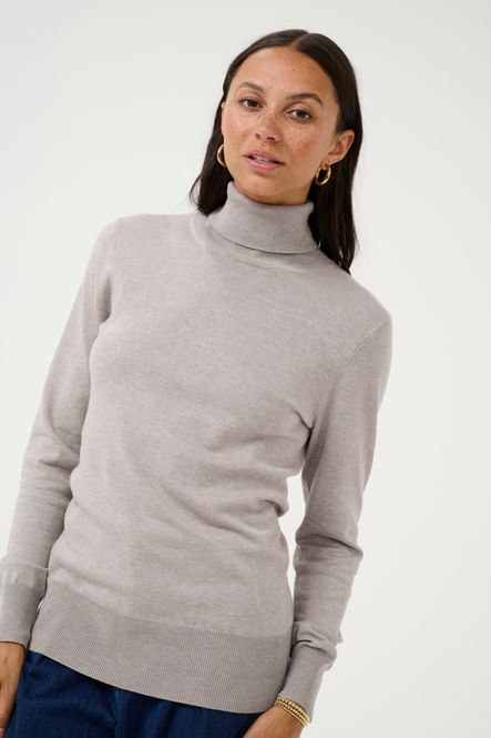 Hovedbilde Astrid Roll Neck - Elephant Skin Melange