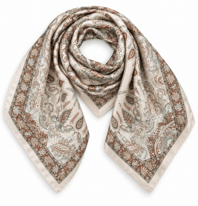 Hovedbilde Scarf Spring PAISLEY Beige