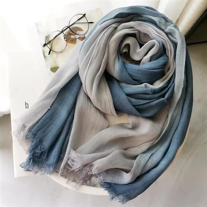 Hovedbilde Silla Faded Viscose Scarf 190x90 - Blue/Grey