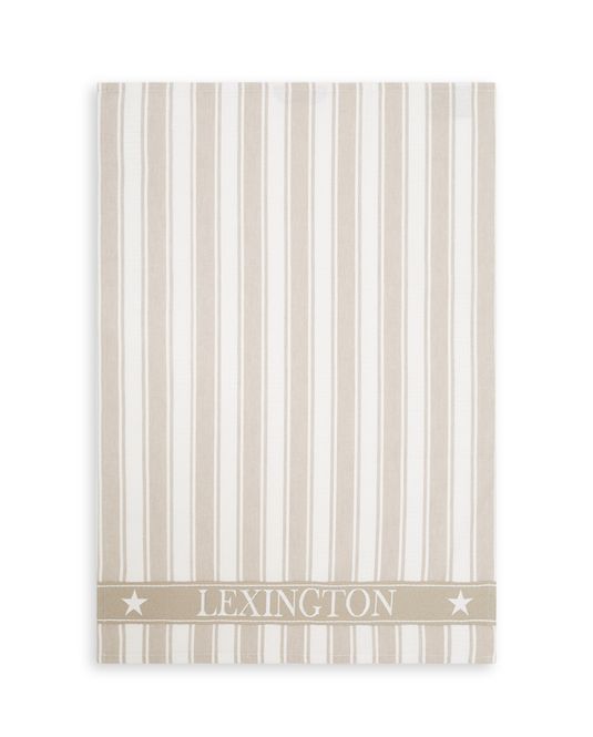 Hovedbilde Lexington Icons kjøkkenhåndkle Beige/White