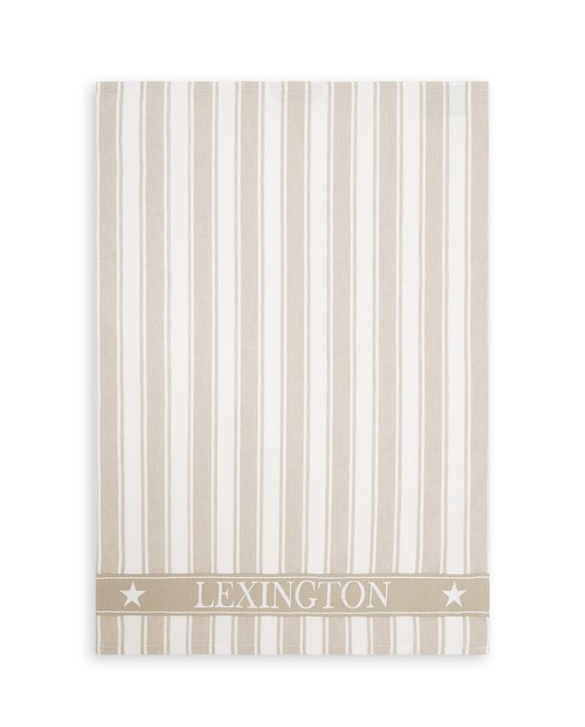 Lexington Icons kjøkkenhåndkle Beige/White