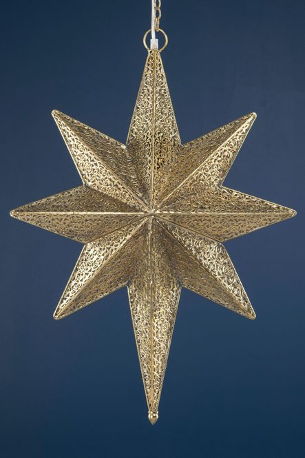 Hovedbilde Adventsstjerne Mira messing 68cm