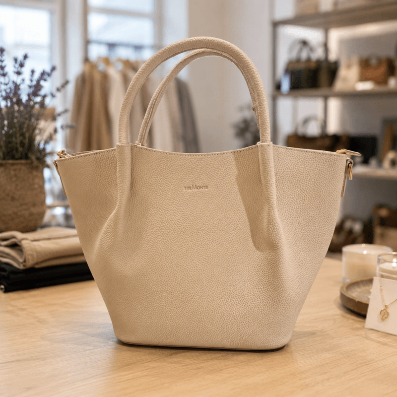 Handbag medium The Monte Beige