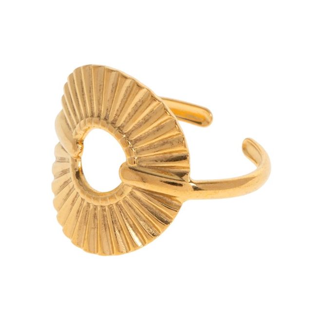 Hovedbilde Helene - Circle Ray Adjustable Ring Stainless ...