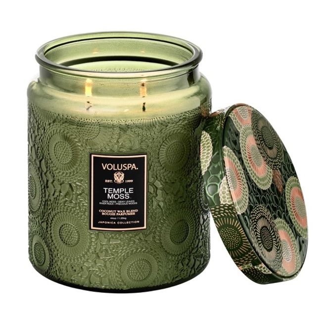 Hovedbilde Large Jar Candle, 100 tim - Temple Moss