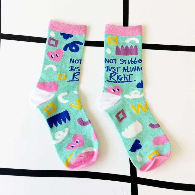 Small Talk 'Not Stubborn' Socks