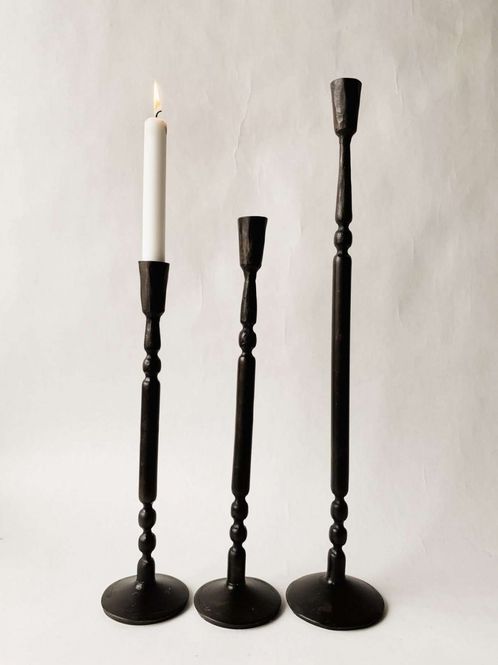 Hovedbilde Lysestake støpejern h 40 cm Medium
