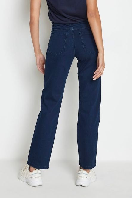 Hovedbilde Vicky Jeans straight - Dark blue denim