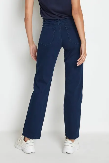 Hovedbilde Vicky Jeans straight - Dark blue denim