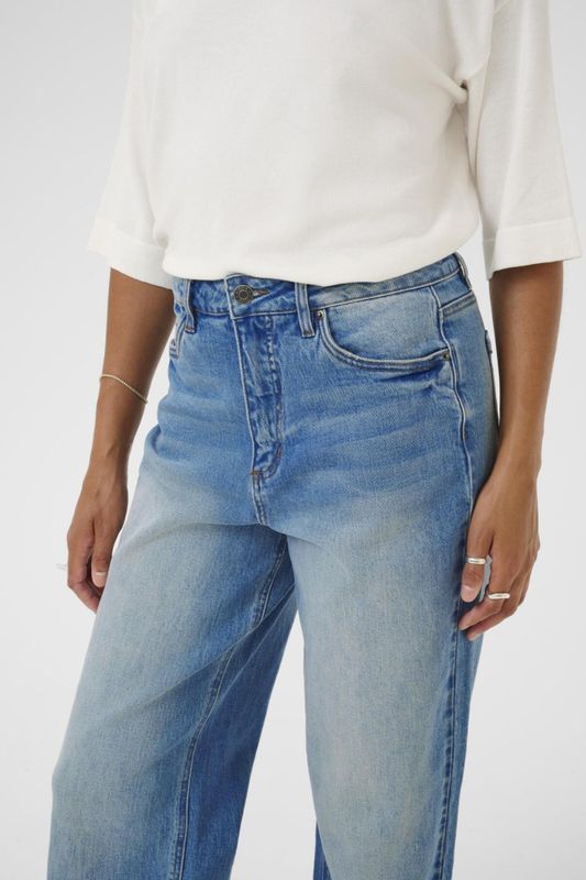 KAmeadow HW Reg Fit Jeans Vintage Blue