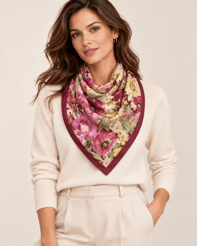Scarf S26 Field DarkPink