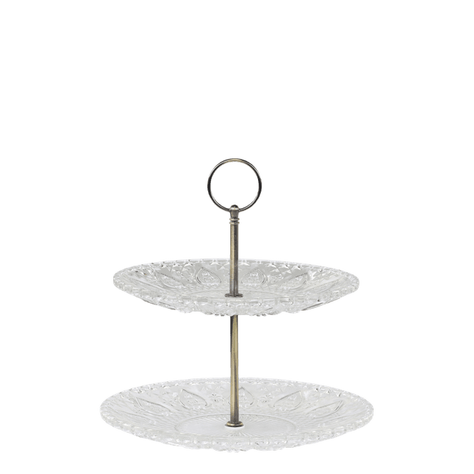Hovedbilde Etagere m. 2 glasfade