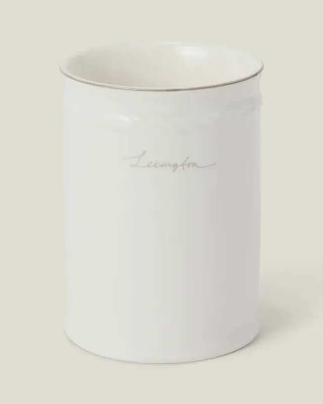 Lexington Porcelain Tumbler White/Beige