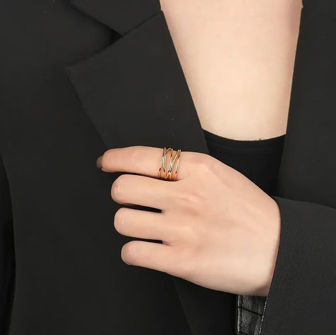 Hovedbilde Hollow Ring 925 Silver Size 7