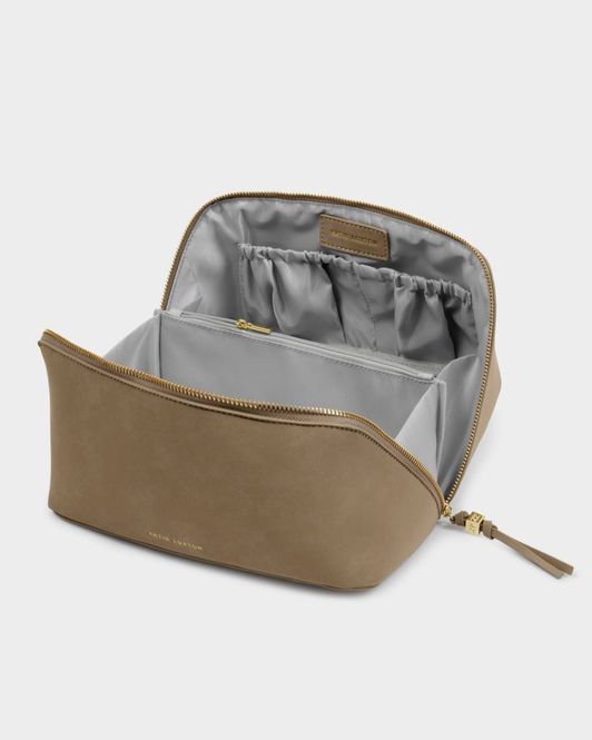 Hovedbilde SOHO LARGE MAKE UP / WASH BAG TAUPE