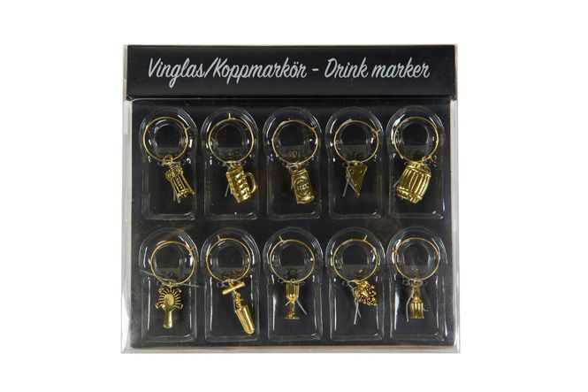 Hovedbilde Glassmarkører Drinkmix 10pk
