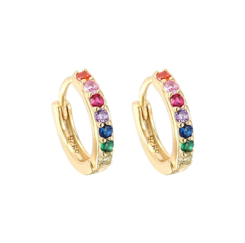 Leona Earring 18K gold Mix