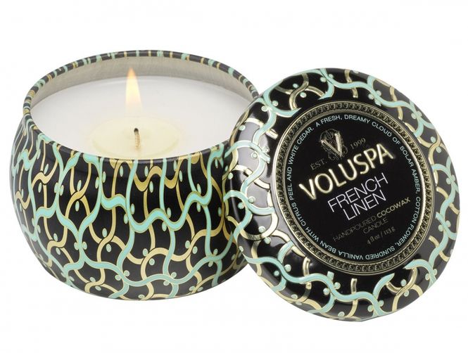 Hovedbilde Voluspa Mini tin 25t French Linen