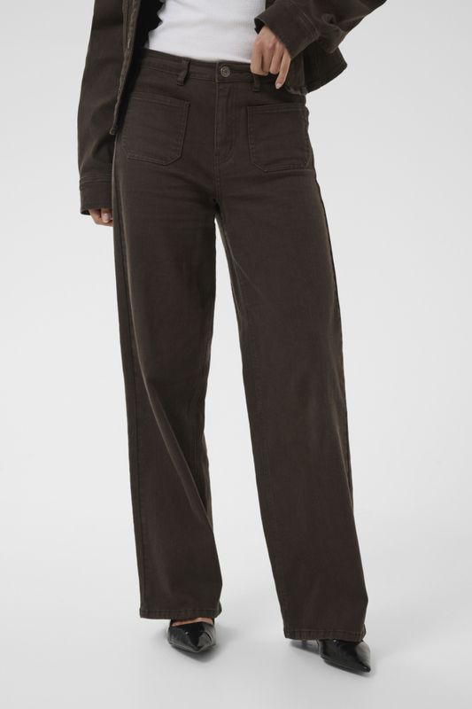 KAbrook HW Reg Fit Jeans Coffee Bean